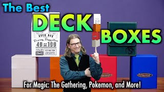 The Best Deck Boxes 36  Ultimate Guard Return To Earth Ultra Pro Cube BCW Deck Case lx and more [upl. by Idissac]