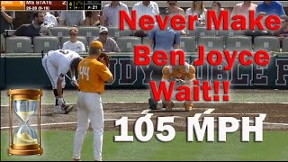 105 MPH Heat Never Make Ben Joyce Wait baseball [upl. by Mlehliw]