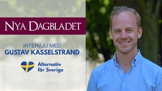 Intervju i Nya Dagbladet med Gustav Kasselstrand [upl. by Ihculo]