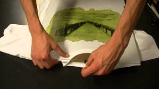 How to make cyanotype print on tshirt [upl. by Truitt]