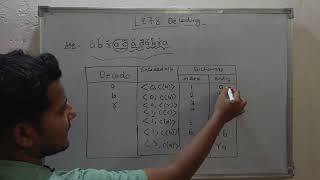 16 LZ78 Decoding  Data Compression [upl. by Nnayllek]