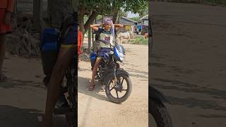 Vaii On Rock 😂😱🔥shortsfeed trending youtubeshorts attitude funny bikelover rider [upl. by Mail]