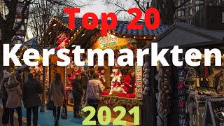 top 20 kerstmarkten in Europa 2021 [upl. by Ttennaj2]