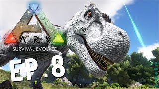 方舟：生存進化 ARK Survival Evolved  EP8 白色抱抱龍 [upl. by Winthrop478]