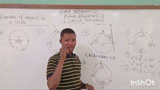 PLANE GEOMETRY II  CIRCLE THEOREMS  PART  4 [upl. by Warram]