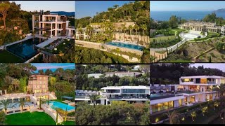 8 LUXURY MANSIONS AND VILLAS in CannesFrance [upl. by Oremodlab]