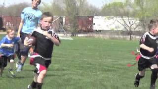 Aidens Kindergarten Flag Football Highlights [upl. by Sral836]