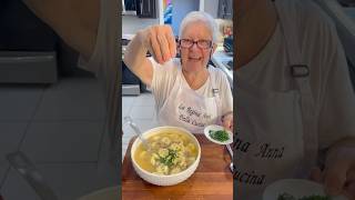 Tortellini amp chicken broth soup chicken chickenbroth pasta italy cooking food italianfood [upl. by Newell]