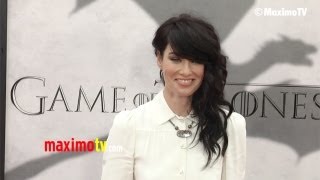 Lena Headey GORGEOUS quotGame of Thronesquot Season 3 Premiere Red Carpet Arrivals [upl. by Lacim534]