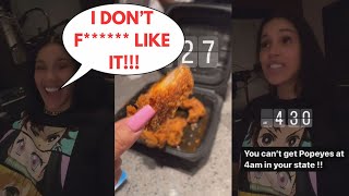 Cardi B LOSES Her Top Over Popeyes Chicken Flavor [upl. by Wills]