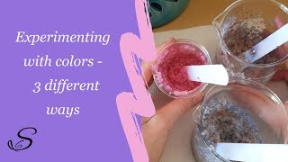 Part 2  How to color scented salt sizzlers  simmering granules [upl. by Preiser198]