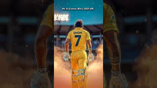 ms dhoni status  msd status  He is coming back 2025 IPL [upl. by Ilatfen]