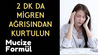 2 dk da Evde Migren Ağrısı Nasıl Geçer [upl. by Lerraj]