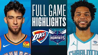 THUNDER at HORNETS  FULL GAME HIGHLIGHTS  April 7 2024 [upl. by Metts]