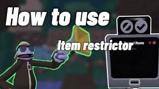 How to use the new item restrictor Yeeps hide and seek [upl. by Nosrak52]