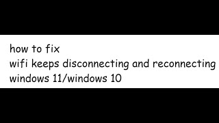 windows 11 wifi keeps disconnecting 2024 [upl. by Aitsirk208]