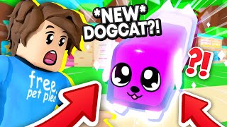 Update 61 NEW DOGCAT Pet And 3 NEW SECRET PETS In BubbleGum Simulator Roblox [upl. by Ahseel715]