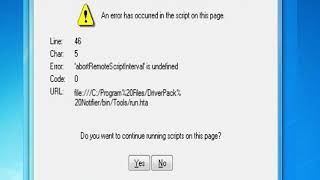 Script Error in windows 7 [upl. by Glick]