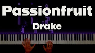 Drake  Passionfruit  Piano Cover [upl. by Asilrac462]