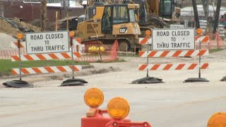 Sections of First Street in Galesburg Closed [upl. by Ilime972]