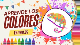 🖍️Aprende los colores en inglés  Colors  Nombres de los colores 🎨🌈 [upl. by Diella]