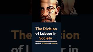 The Division of Labour in Society by Durkheim [upl. by Ng]