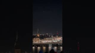 Fireworks 🎆 in Stockholm 🎇 fireworks sweden shortsvideo swedendiaries [upl. by Sanders]