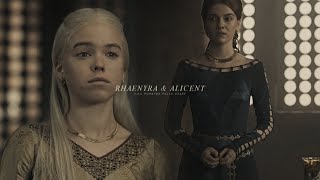 Rhaenyra amp Alicent  till forever falls apart [upl. by Ayian]