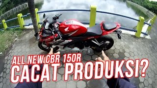 PENYAKIT HONDA CBR 150R FACELIFT BESERTA SOLUSINYA [upl. by Scuram417]