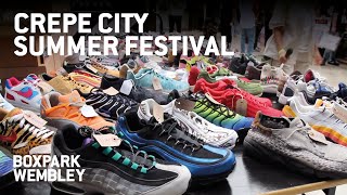 Crepe City Summer Sneaker Festival at BOXPARK Wembley [upl. by Jocko]