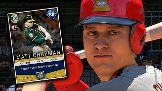 NEW DIAMOND MATT CHAPMAN IS AMAZING MLB THE SHOW 18 DIAMOND DYNASTY [upl. by Airalav]