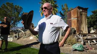 Jim Marsh brings historic replica of rural church to Amargosa Valley [upl. by Eerrehs135]