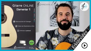 Klassische Gitarre Stimmen lernen für Anfänger  mit Referenzton und Stimmgerät [upl. by Beaulieu667]