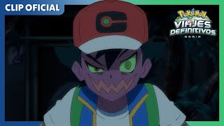 Combate Pokémon en el Tren Fantasma  Serie Viajes Definitivos Pokémon  Clip oficial [upl. by Byran274]