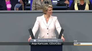 Anja Karliczek Stärkung der betrieblichen Altersversorgung Bundestag 10032017 [upl. by Shiri182]