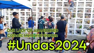 OUR LADY OF ABANDONED CATHOLIC MEMORIAL GARDEN  MARIKINA CITY  Undas 2024 [upl. by Domph]