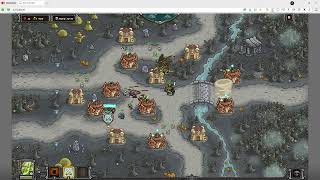 Kingdom Rush Frontiers Desecrated Grove Campaign Casual [upl. by Eillen]