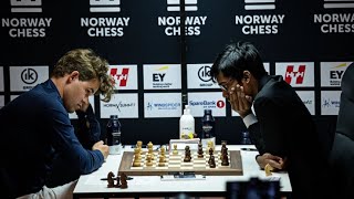 Magnus Carlsen 🆚 Praggnanadhaa [upl. by Farman]