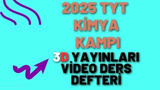 2025 TYT KİMYA KAMPI 10 Ders💥3D VİDEO DERS DEFTERİ🔥Güvenlik İşaretleri Soru Çözümü [upl. by Pump]