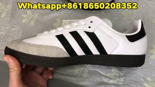 adidas Samba OG Cloud White Core Black Shoes Review from BOOTSFY [upl. by Nnire180]