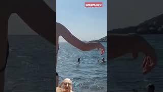 Greece Travel Blog fun in the sea shortvideos vlog greece greecevlog [upl. by Frodina]