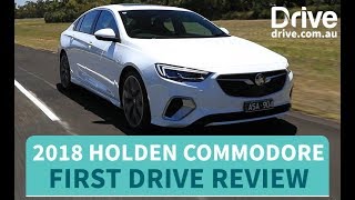 2018 Holden Commodore First Drive Review  Drivecomau [upl. by Elik17]