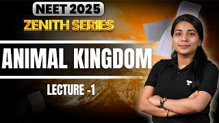 Animal kingdom L1 I NEET 2025  Simran Maam neet2025 neet neetbiology [upl. by Shama]