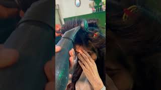 Blow dryer on layer haircut 💇‍♀️  hair haircut shortvideo ￼ [upl. by Eiggep]