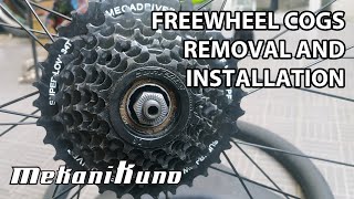 7 Speed Freewheel Cogs Removal and Installation [upl. by Nnaeiram]