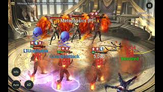 4x Hellfreak 146 power vs 4x Sicia Flametongue 158 power MANUAL fight [upl. by Darnall]