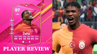 BALLER⚽️ 97 FUTTIES PREMIUM Zaha Player review  EA FC 24 [upl. by Mirilla]