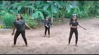 dikkiloona movie song  kadhal mannana neeyum kannana song dance  by  kalyanichinsha sanjana [upl. by Sena]