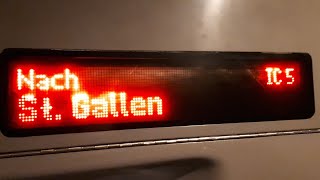 SBB Ansage Begrüssung IC5 nach St Gallen 2019 [upl. by Vedi]