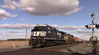 101524 Near Bryan OH NS 4850 leads a coal train west [upl. by Schick]